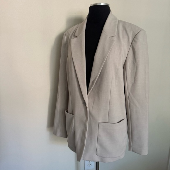 Abercrombie & Fitch Tan Blazer Size Small - Picture 5 of 10